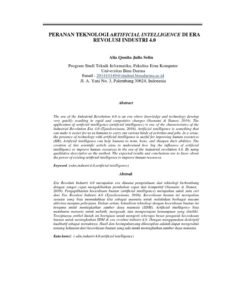 Featured image for Revolusi Industri Manufaktur dengan Artificial Intelligence