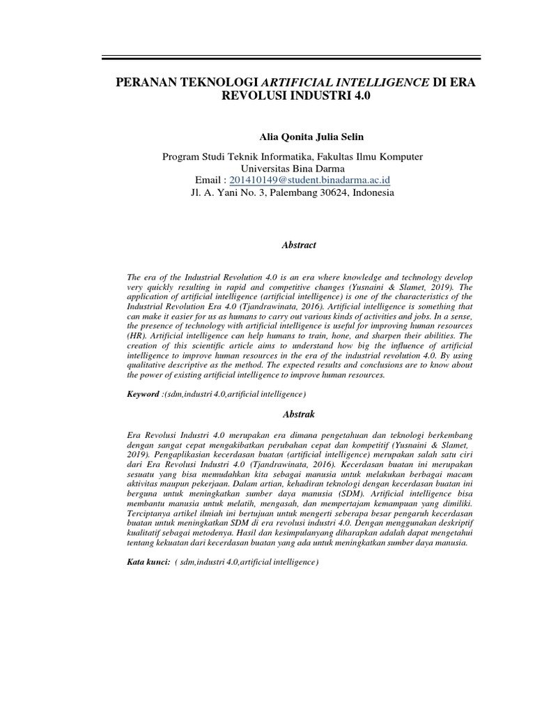 Featured image for Revolusi Industri Manufaktur dengan Artificial Intelligence